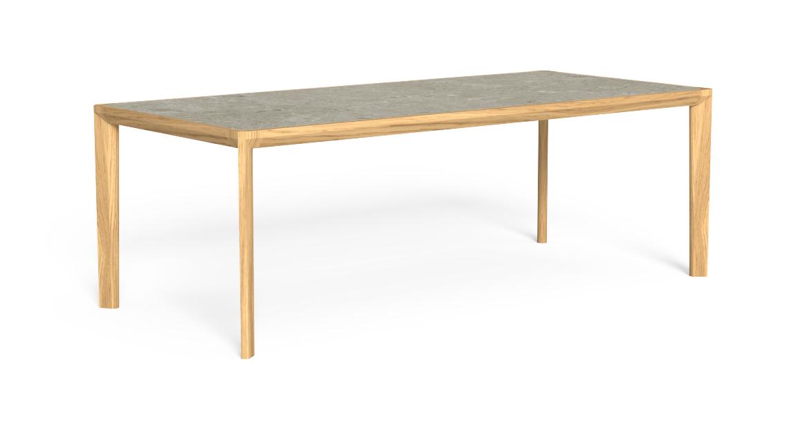 CleoSoft//Wood Table à manger 220×100