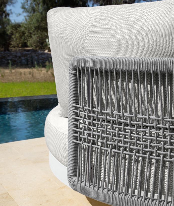 Rame Tubo Corda Da Decking Per Giardino 5mt X 24mm - Materiale PoliCanapa ( HempEx), Colore Beige, 3 Trefoli Membrapol 250 - Foto 4