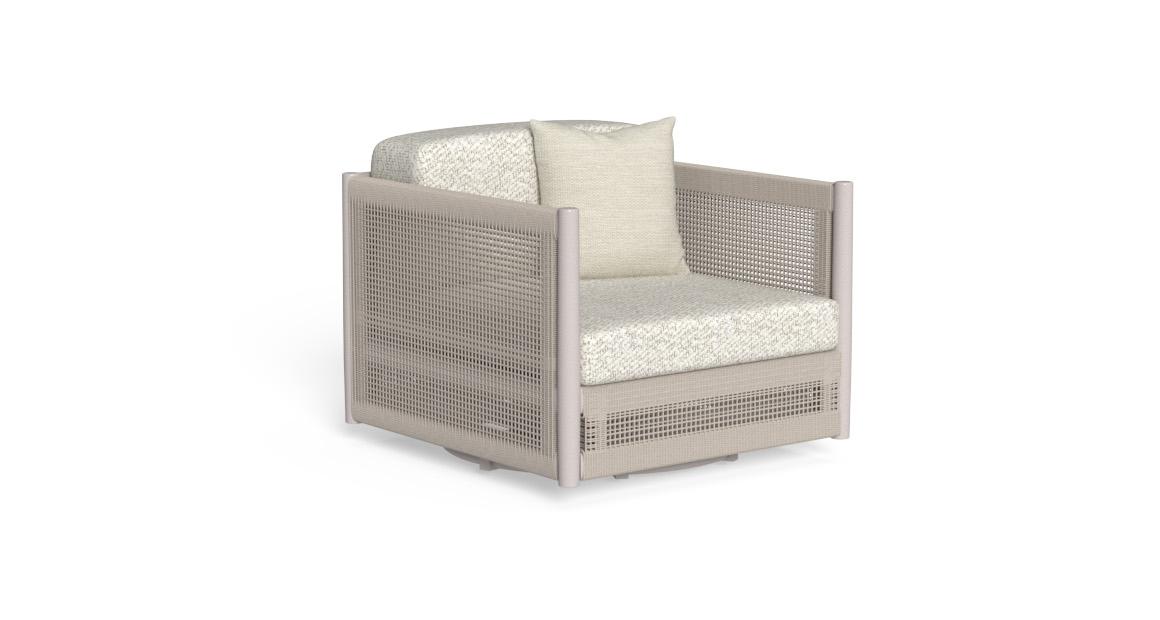 Dolcevita//Alu Fauteuil living pivotant
