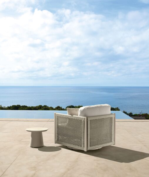 Dolcevita//Alu Fauteuil living pivotant 0