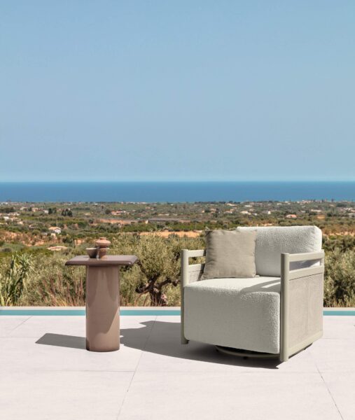 Edwin//Alu Fauteuil Living Pivotant 0