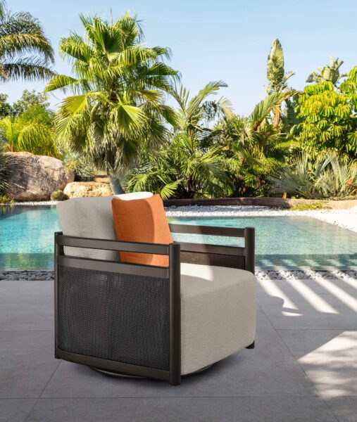 Edwin//Alu Fauteuil Living Pivotant 2
