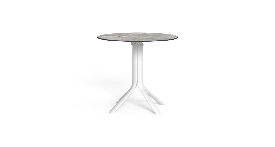 Meg Table pliante de repas + round top