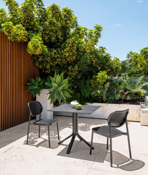 Meg Table pliante de repas + round top 2