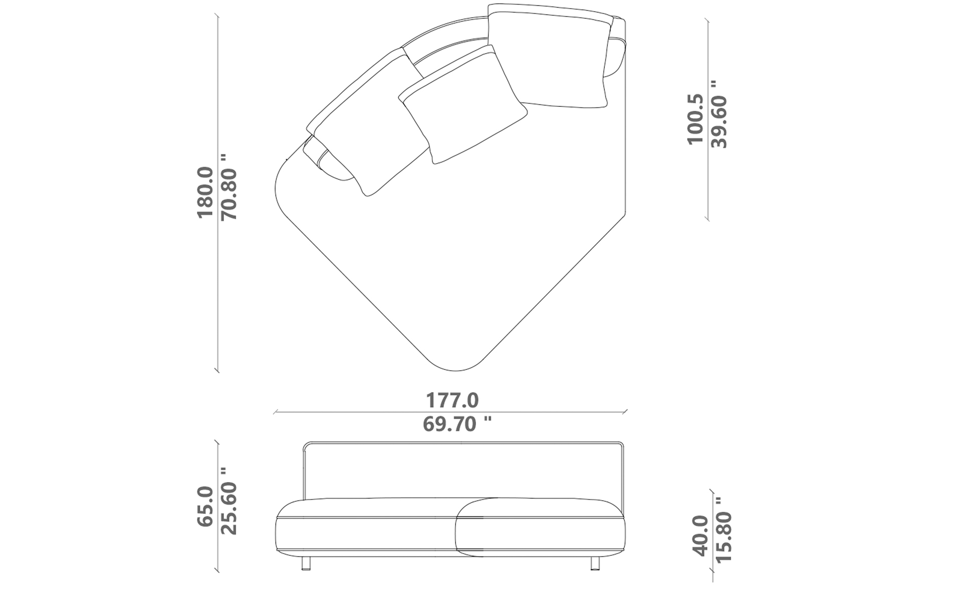 Alma sofa chaise longue 03 dx