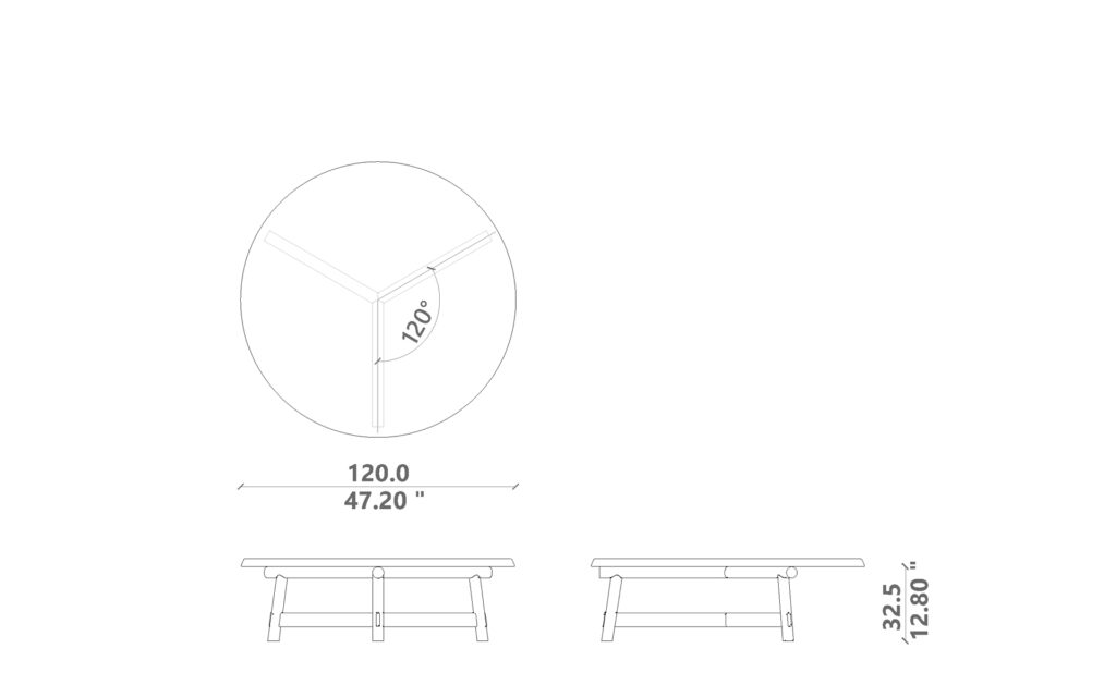 Hydra Coffee table d120