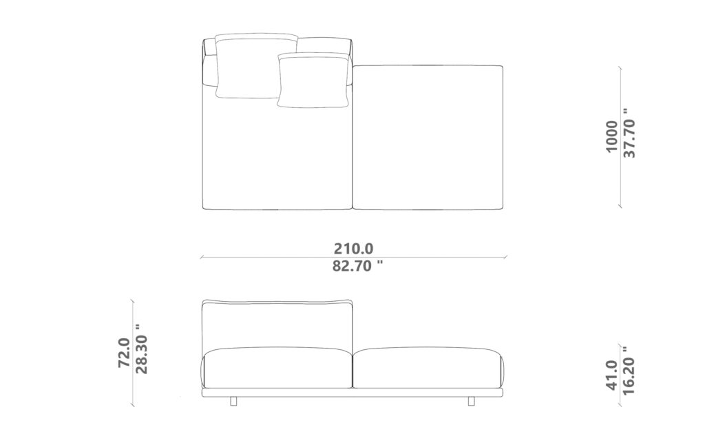 Elton sofa end 01 dx