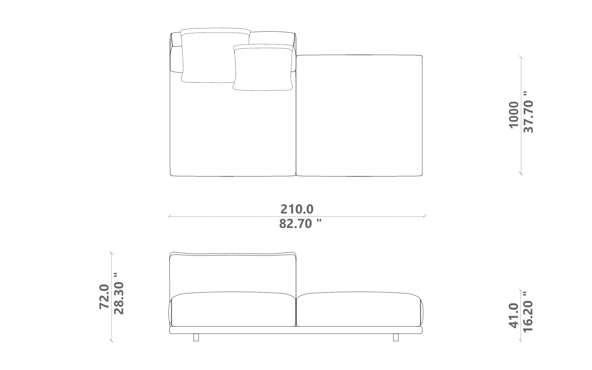 Elton sofa end 01 dx