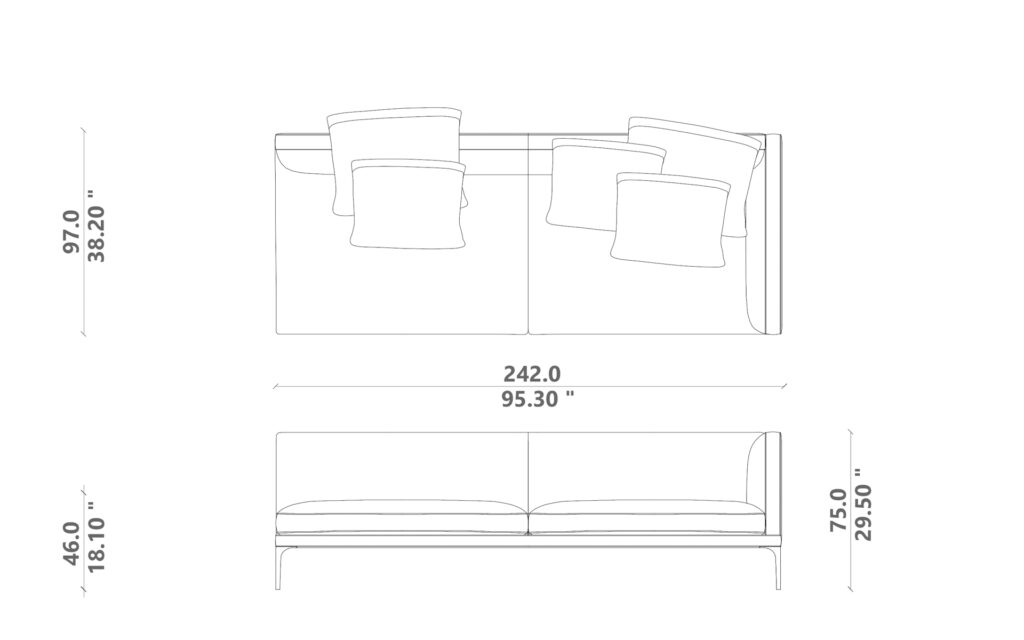 Soul sofa corner 02 sx